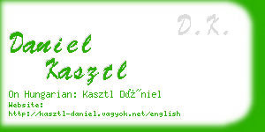 daniel kasztl business card